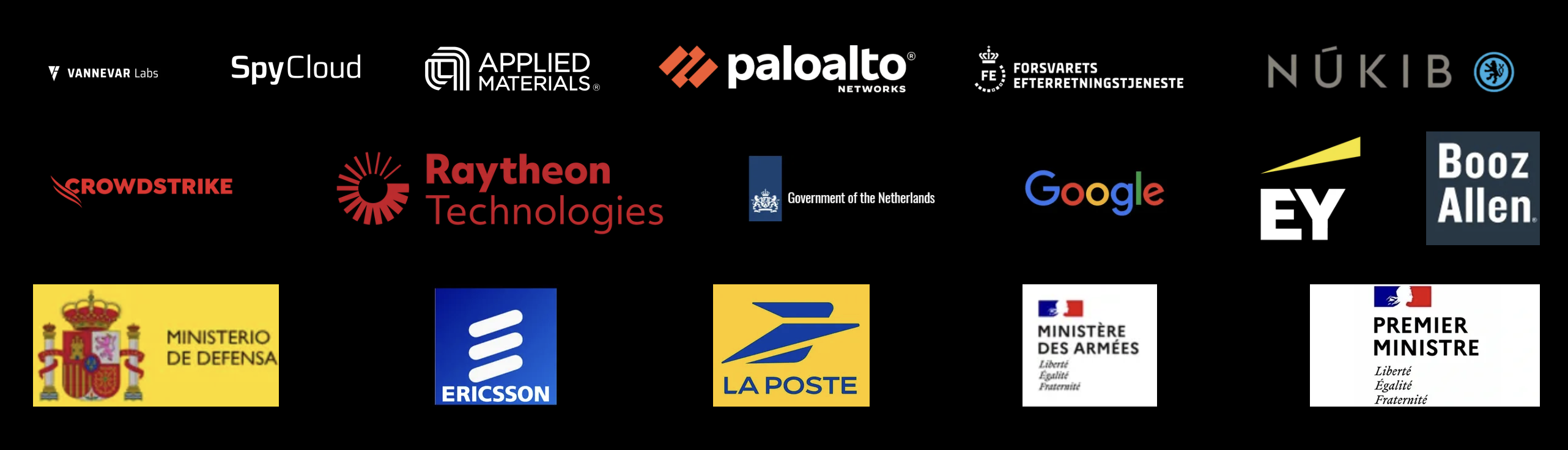 Organizations whose teams have trained with EPCYBER
